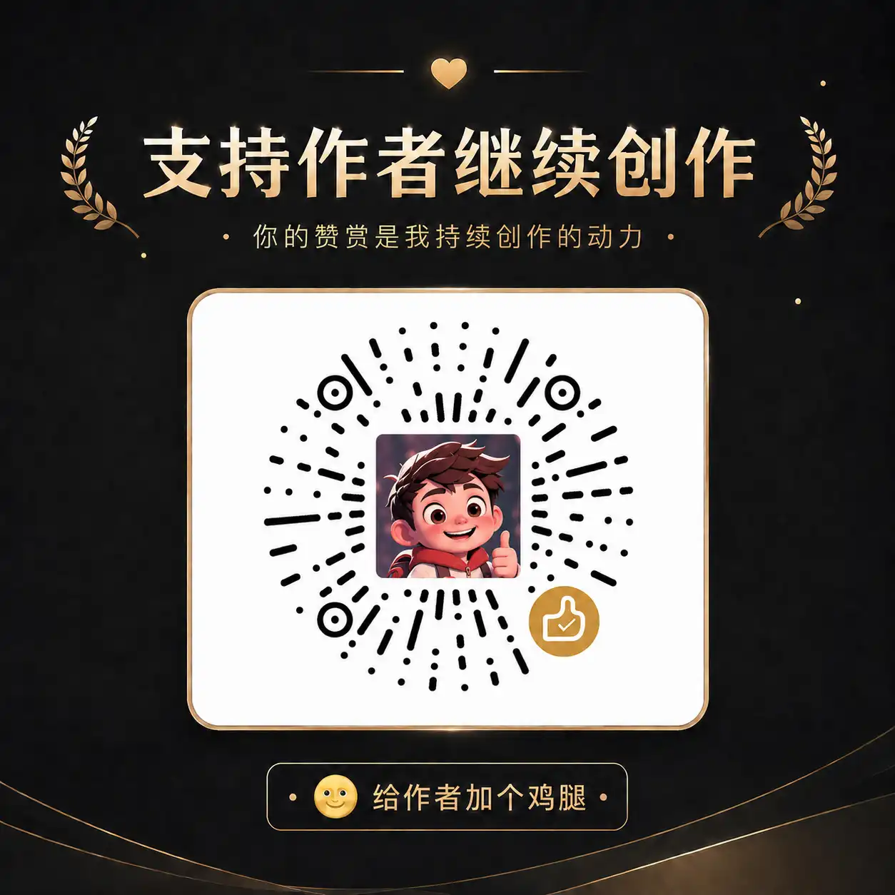 支持作者二维码
